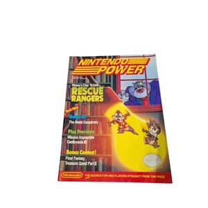 Vintage Nintendo Power July/August 1990 Chip N Dale Rescue Rangers